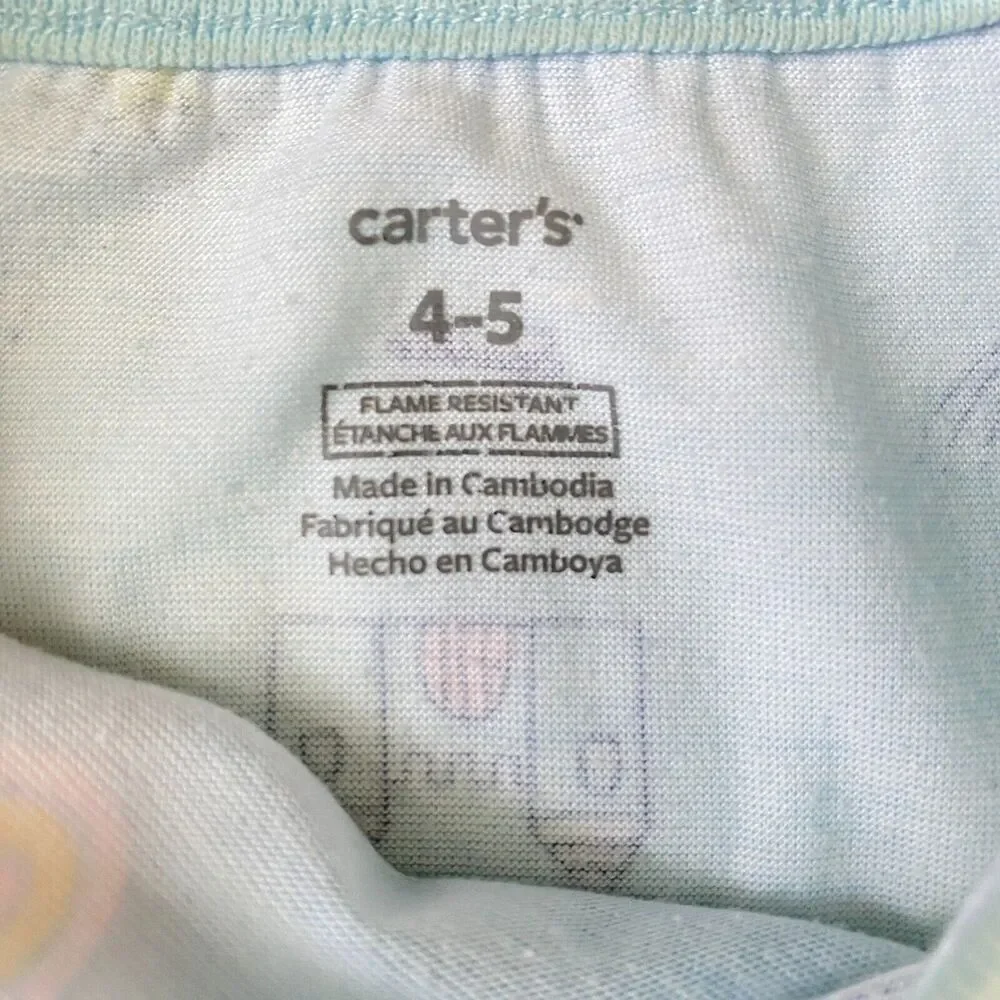 Girls Pajamas Size 4, Nightgowns Pants PJs PJ SALVAGE CARTER'S OLD NAVY Lot of 3